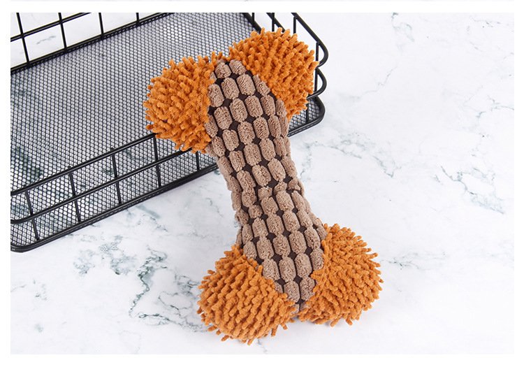 Squeaky Plush Dog Chew Toy Set | Flat Carpet Mat & Bone Shape Bite-Resistant Dental Molar Toys for Dogs & Puppies O1CN012oi8md1ljBDByvAlG 2211743354854 0 Cib