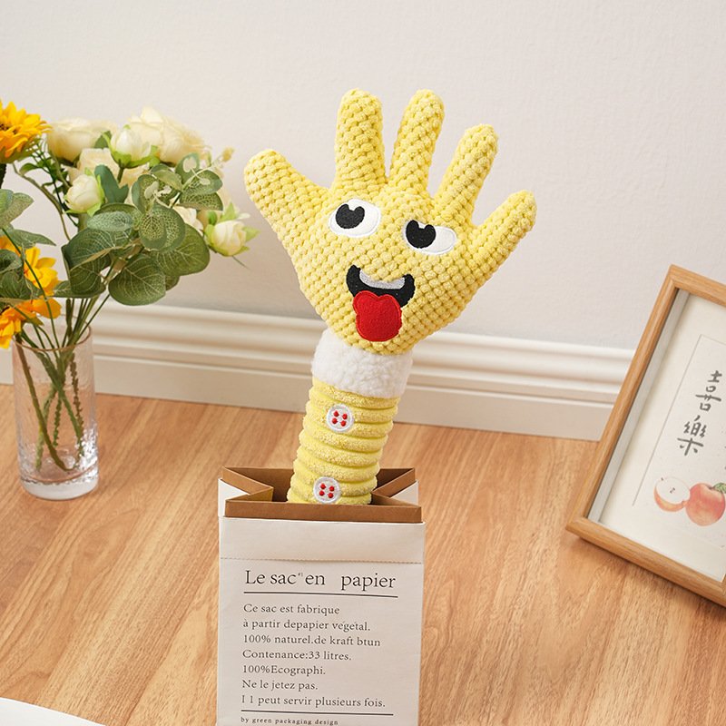 Interactive Squeaky Dog Chew Toy | Bite-Resistant Dental Palm Toy for Large Dogs O1CN015jYW0o1xW9g7DfABV 4058726450 0 Cib