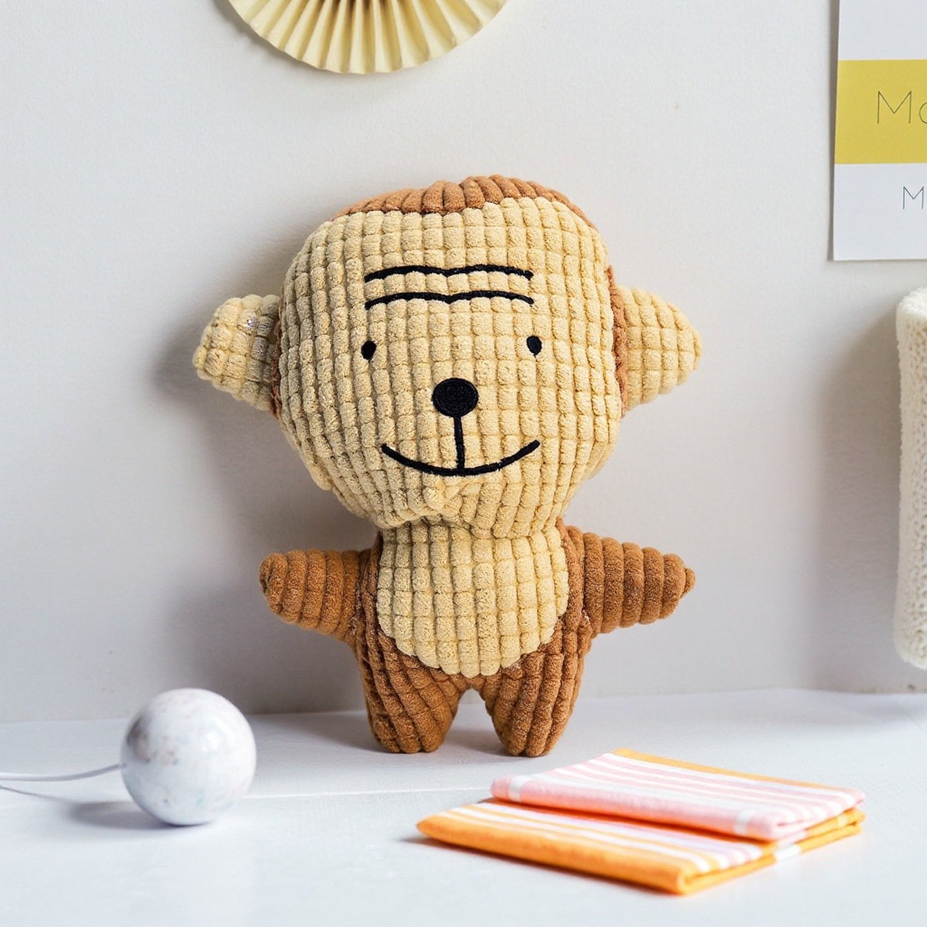 Textured Corn Velvet Squeaky Pet Plush Toys | Bite-Resistant Cartoon Animal Molar Teething Companion for Dogs & Cats O1CN016Puku31ljBYbNxvAO 2211743354854 0 Cib