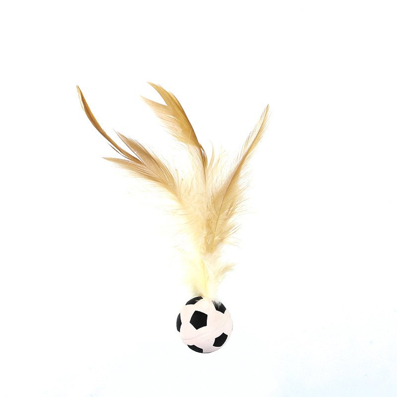 Interactive Cat Feather Bouncing Ball | Elastic Catnip Teaser Toy for Boredom Relief O1CN01btk8841svjhfEyBSP 2218994465829 0 Cib