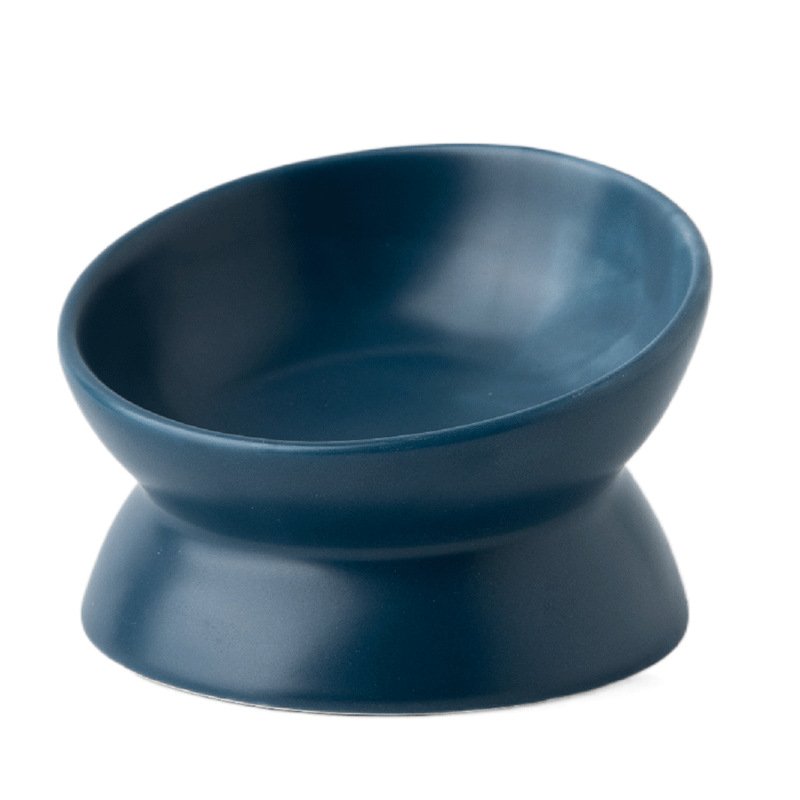 Elevated Ceramic Cat & Dog Bowl | Tilted Raised Neck Protection Pet Food Feeder O1CN01mrtsuN1QkSTMxLINI 2208411712014 0 Cib